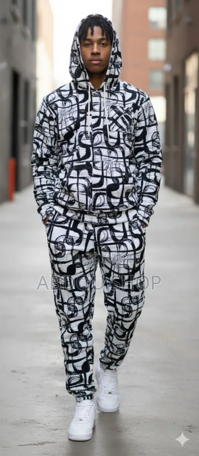 Ensembles Madre Pantalon Capuche Disponible