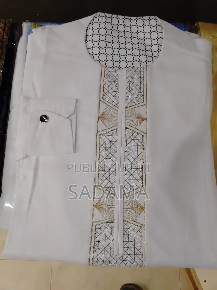 Ensemble Costume Africain Homme – Boubou Bleu