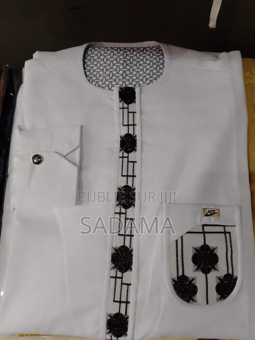 Ensemble Costume Africain Homme – Boubou Bleu