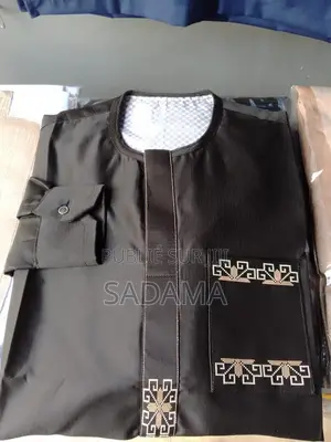 Ensemble Costume Africain Homme – Boubou Bleu