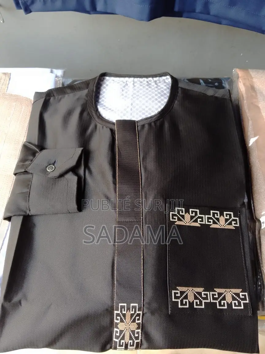 Ensemble Costume Africain Homme – Boubou Bleu