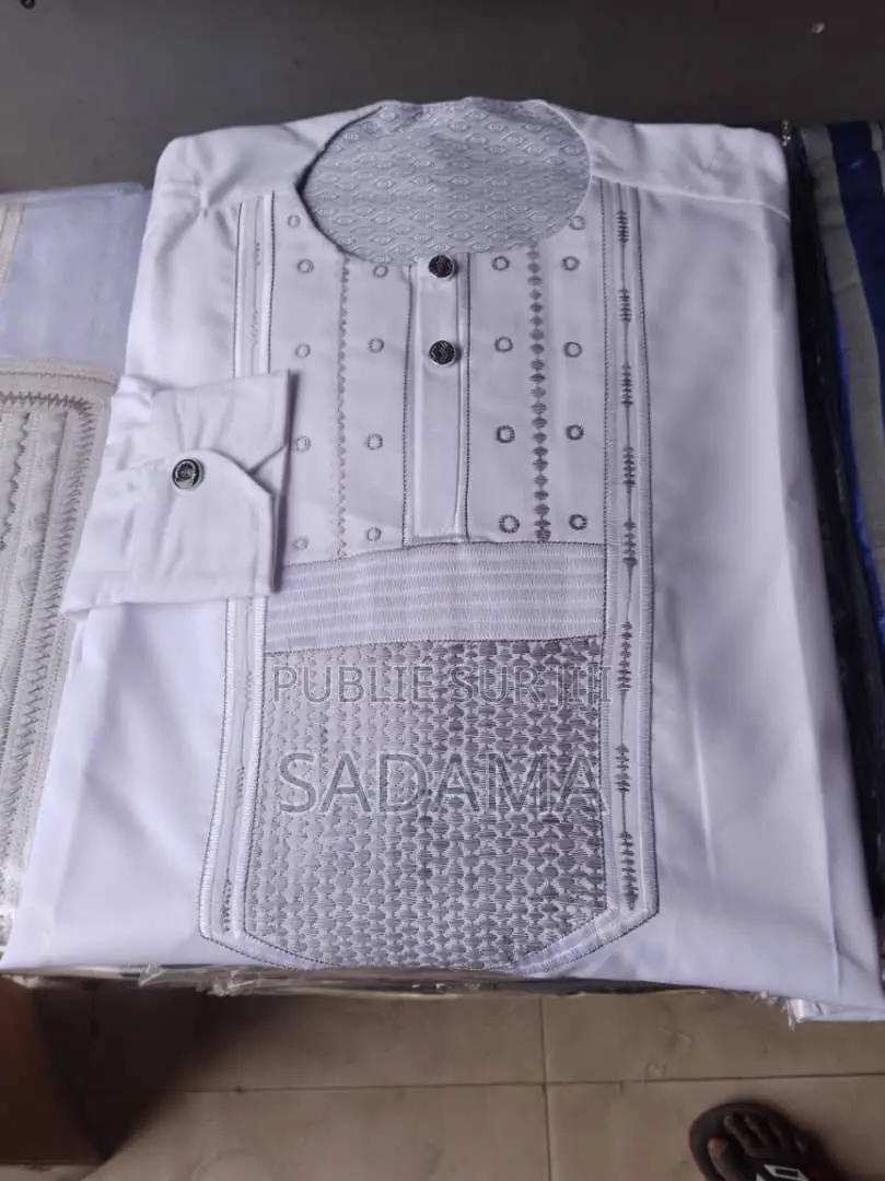 Ensemble Costume Africain Homme – Boubou Bleu