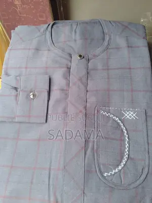 Ensemble Costume Africain Homme – Boubou Bleu