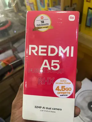 New Xiaomi Redmi A5 4G 128 GB Black