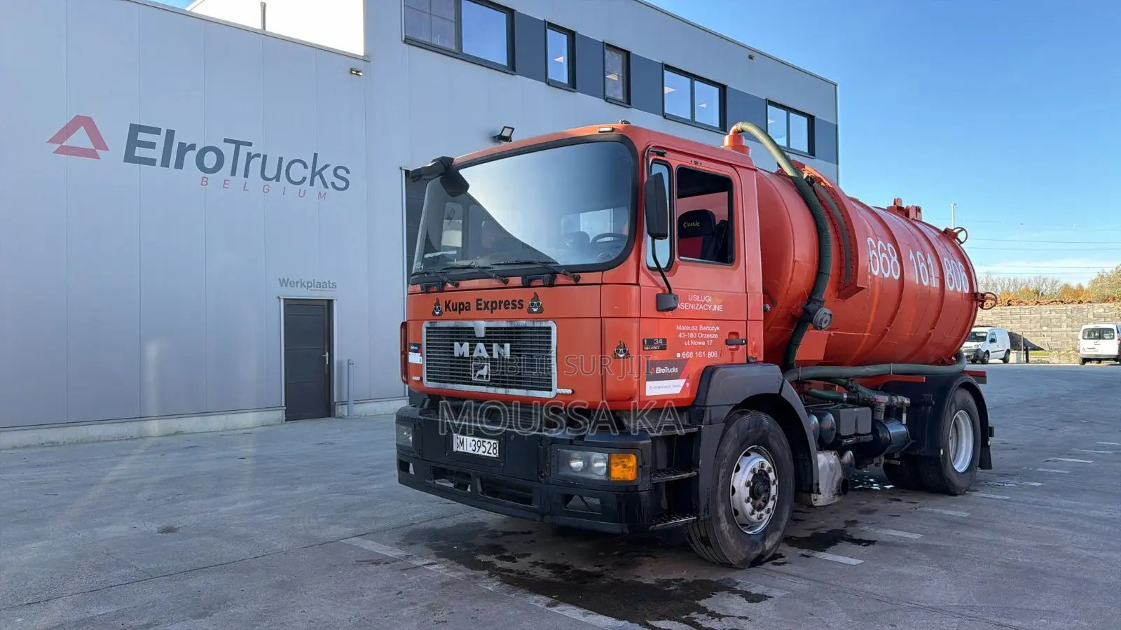 Camion Hydrocureur Man
