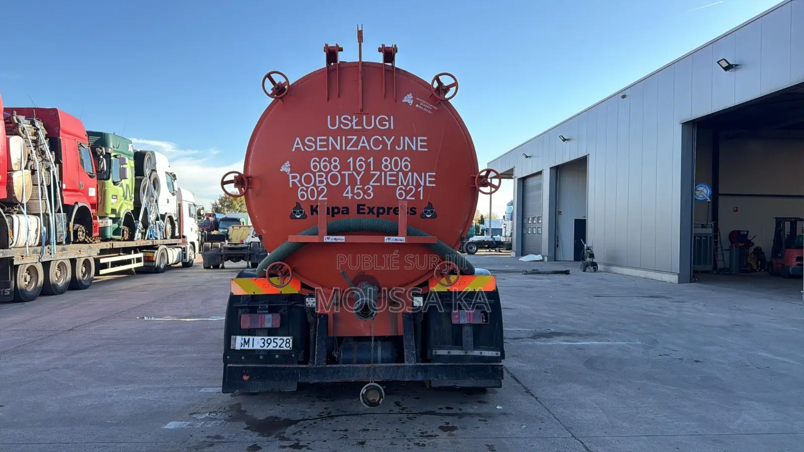 Camion Hydrocureur Man