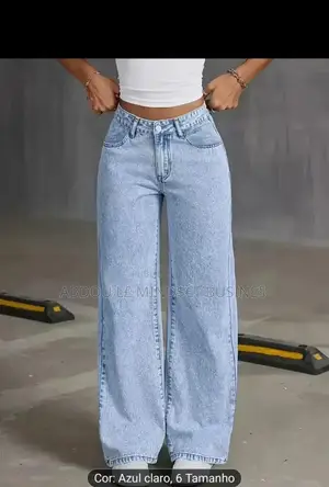 Bas Larges Jeans