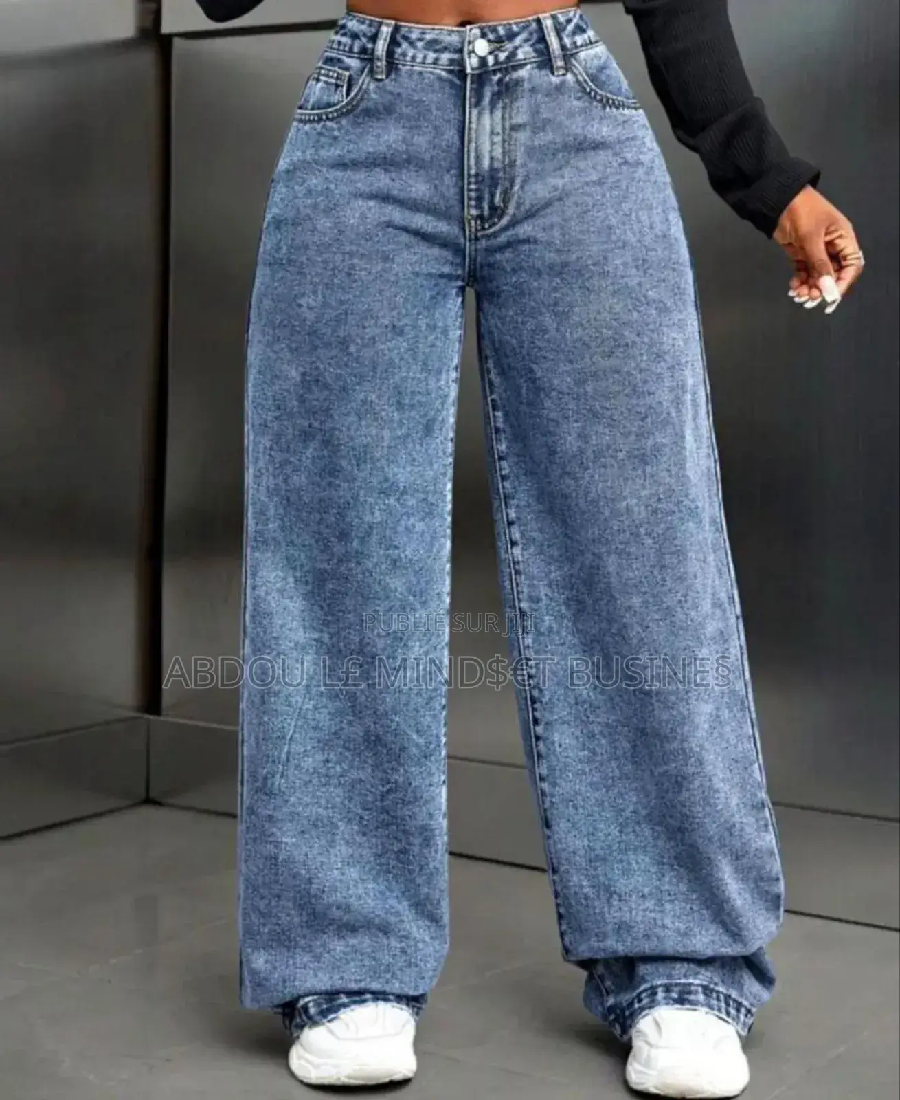 Bas Larges Jeans