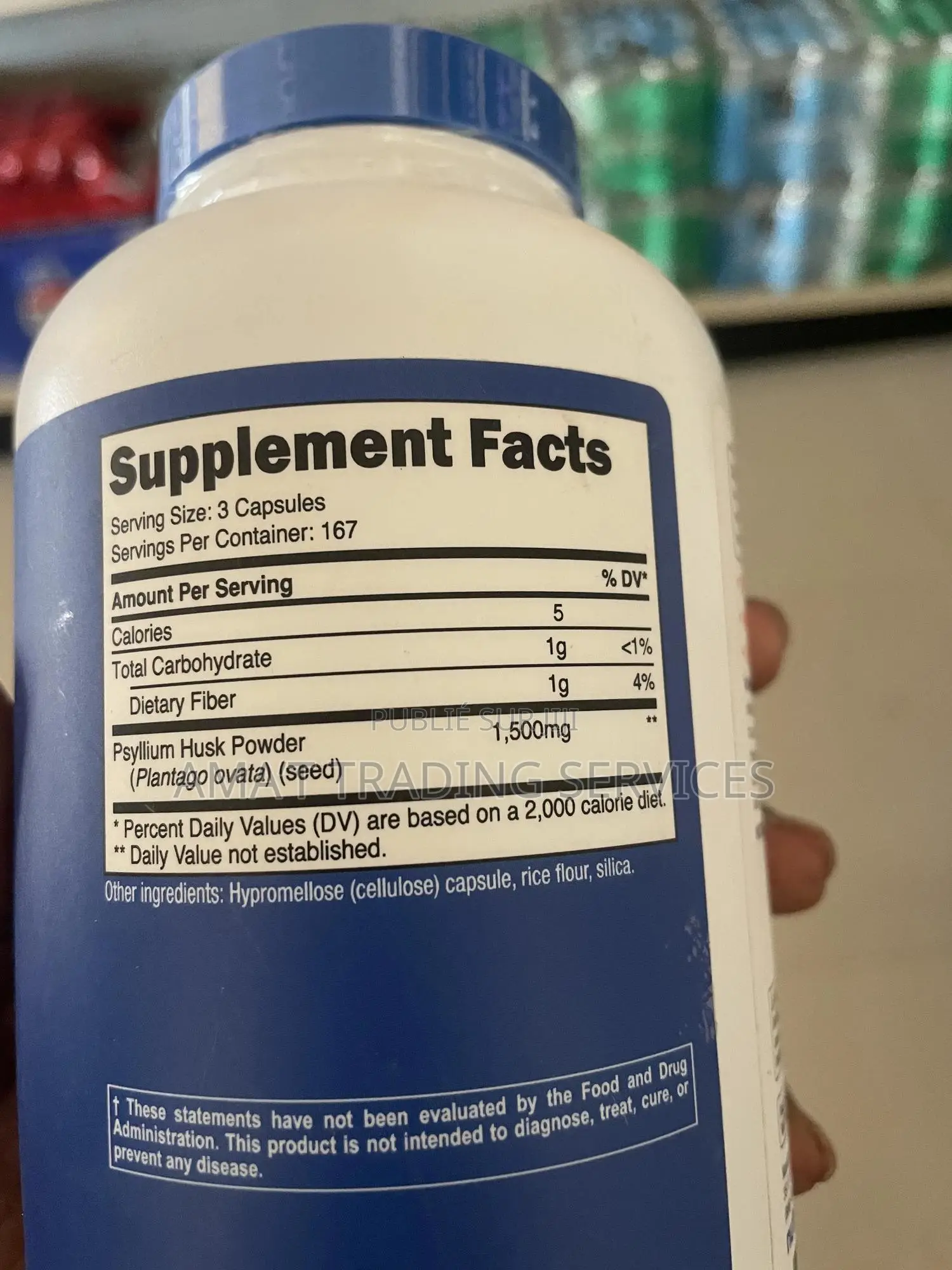 Capsule De Cosse De Psyllium Husk