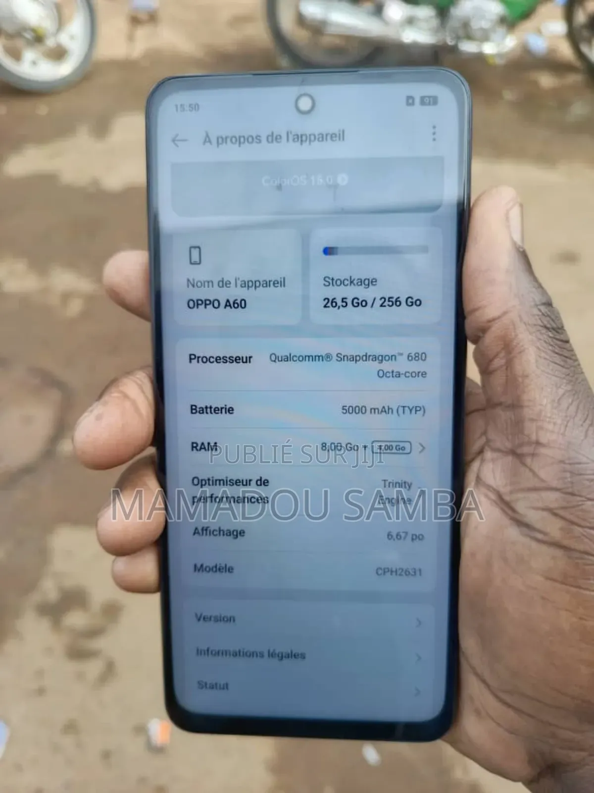 Oppo A60 256 GB Black