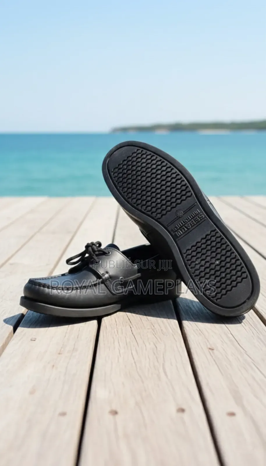 Dockside Sebago en Cuir Résistant À l'Eau Très Chic