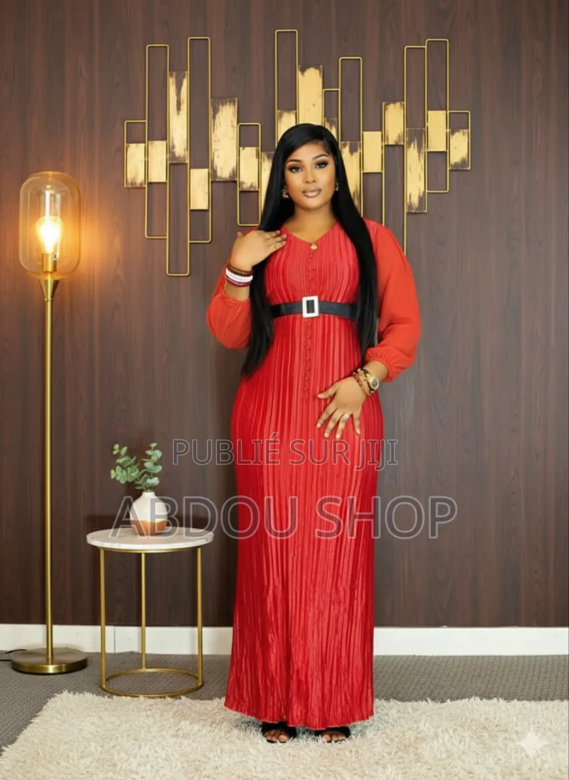 Robe Taille Basse Avec Ceinture Disponible