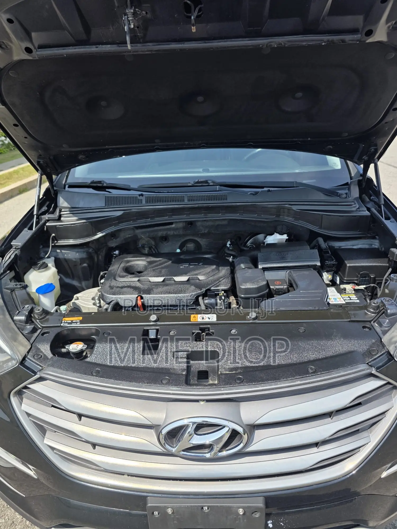 Hyundai Santa Fe SE AWD 2017 Black