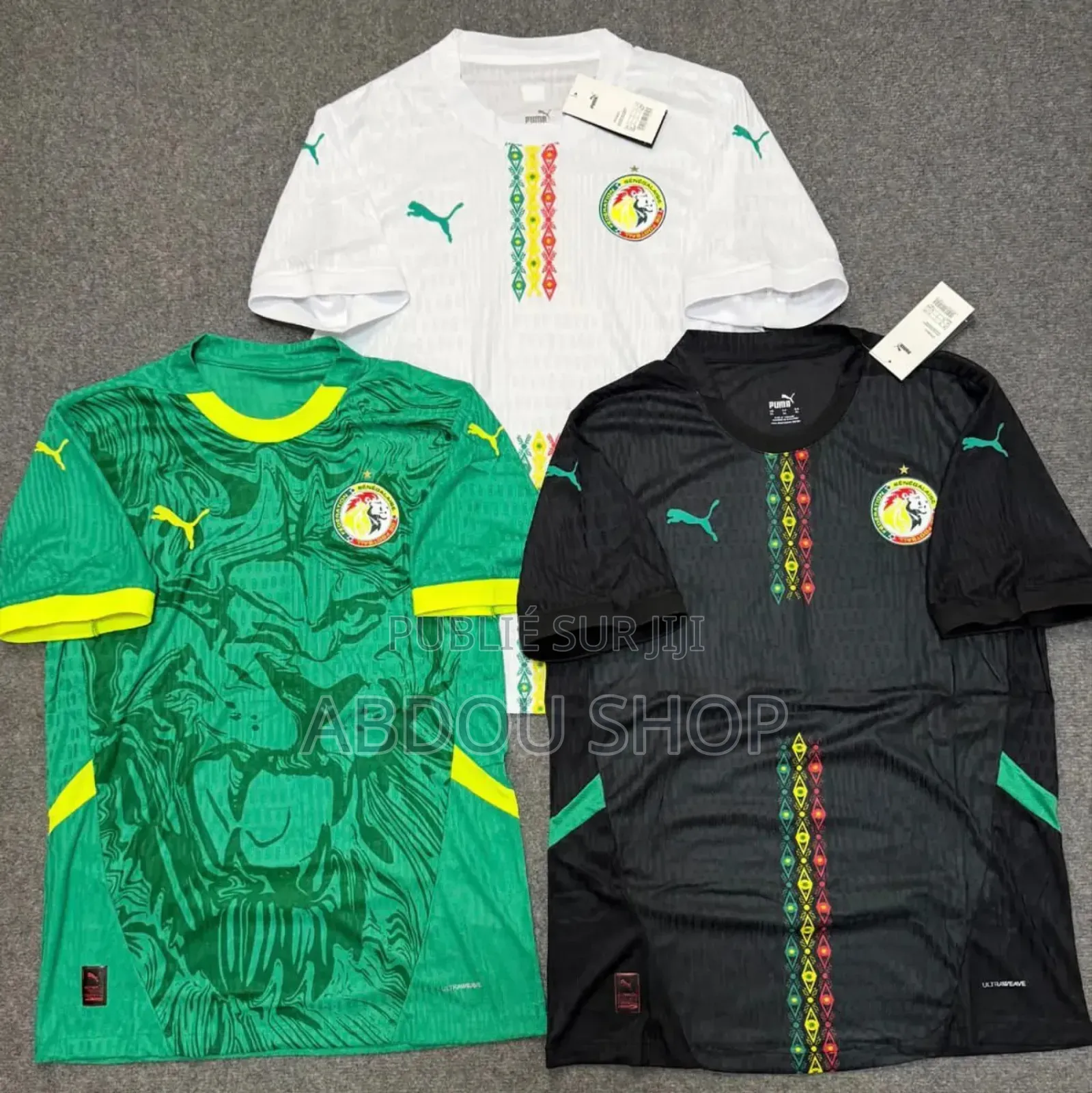 Maillots Équipes National Du Sénégal Authentique Disponible
