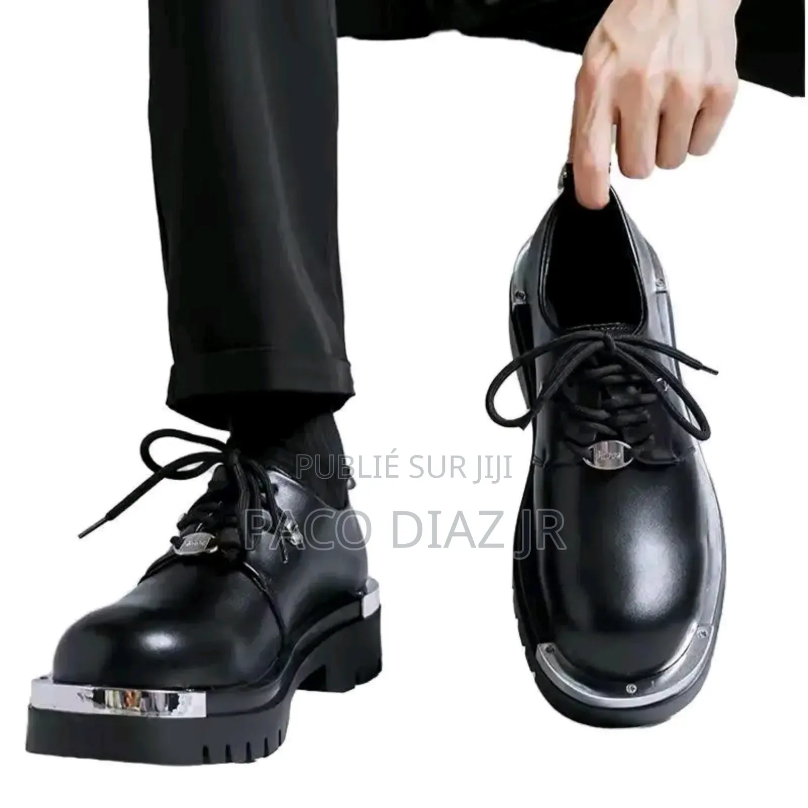 Derby Noires Argentés