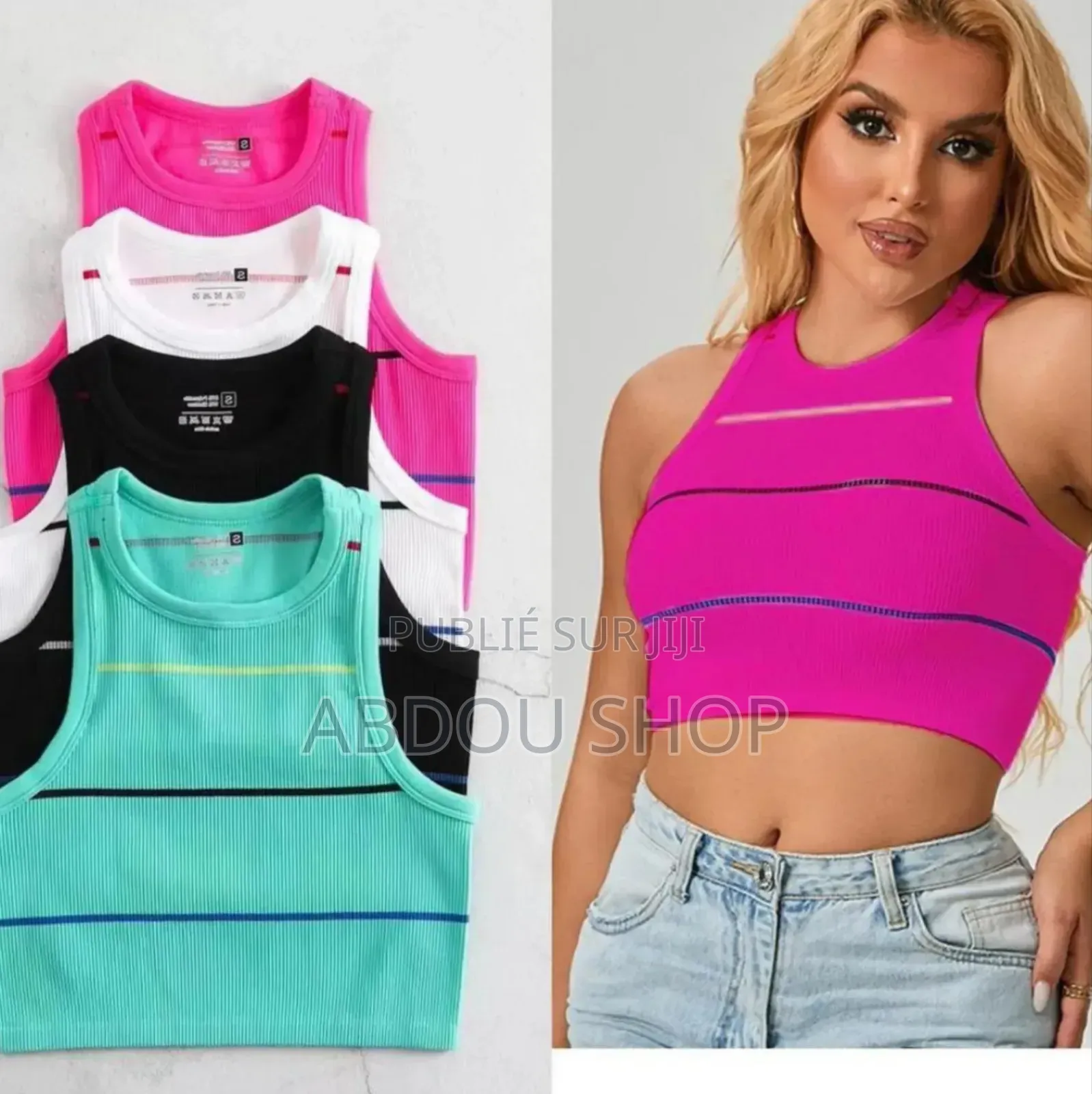 Body Crop Top Disponible Par Douzaine