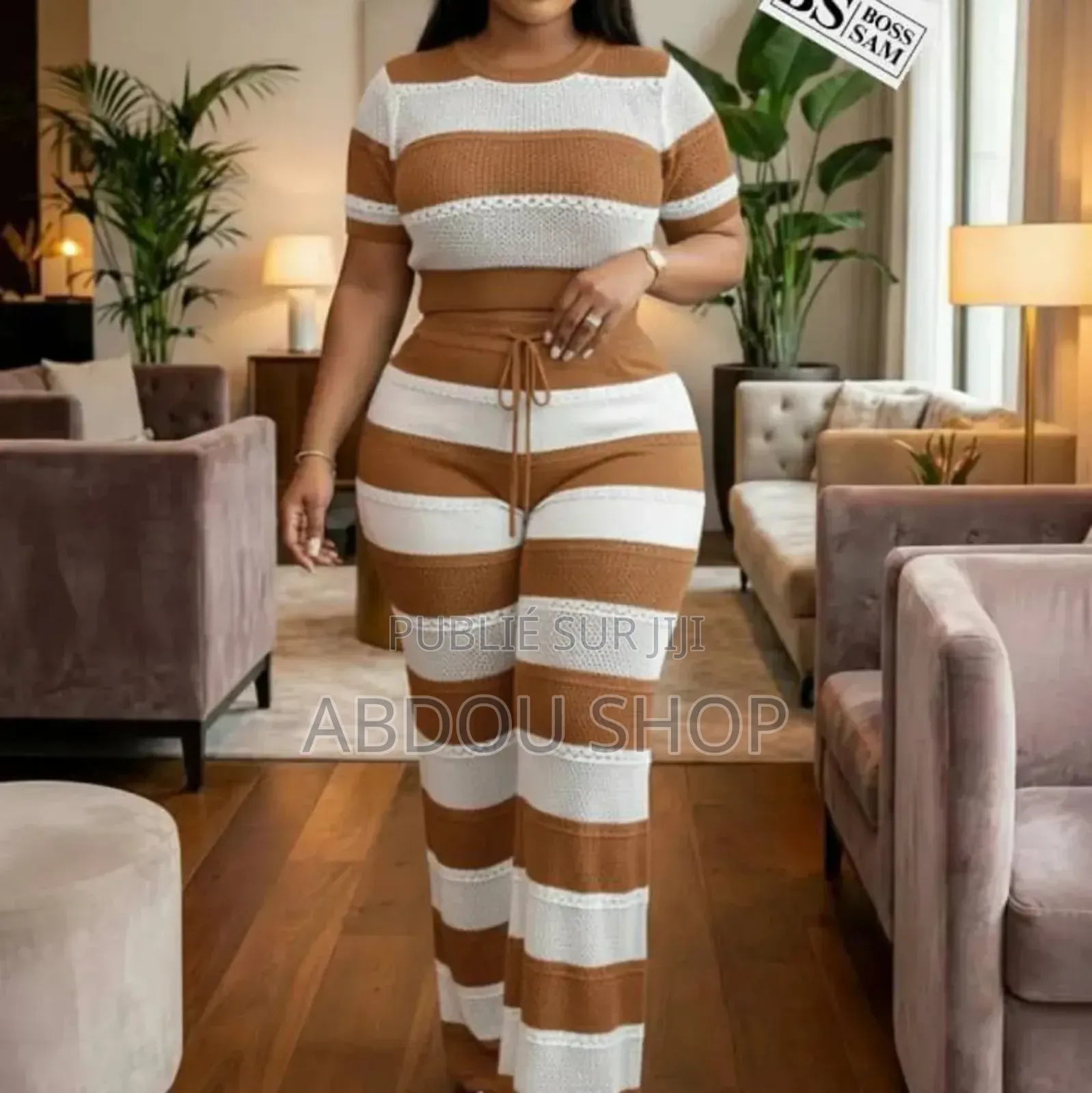 Ensemble Body Combinaison Bas Large