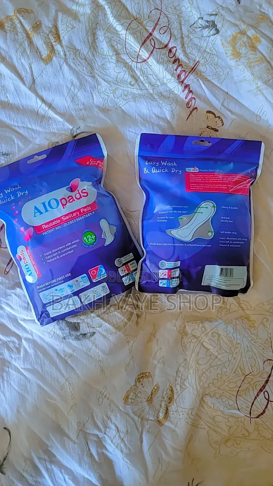 Serviettes Hygiéniques Lavables