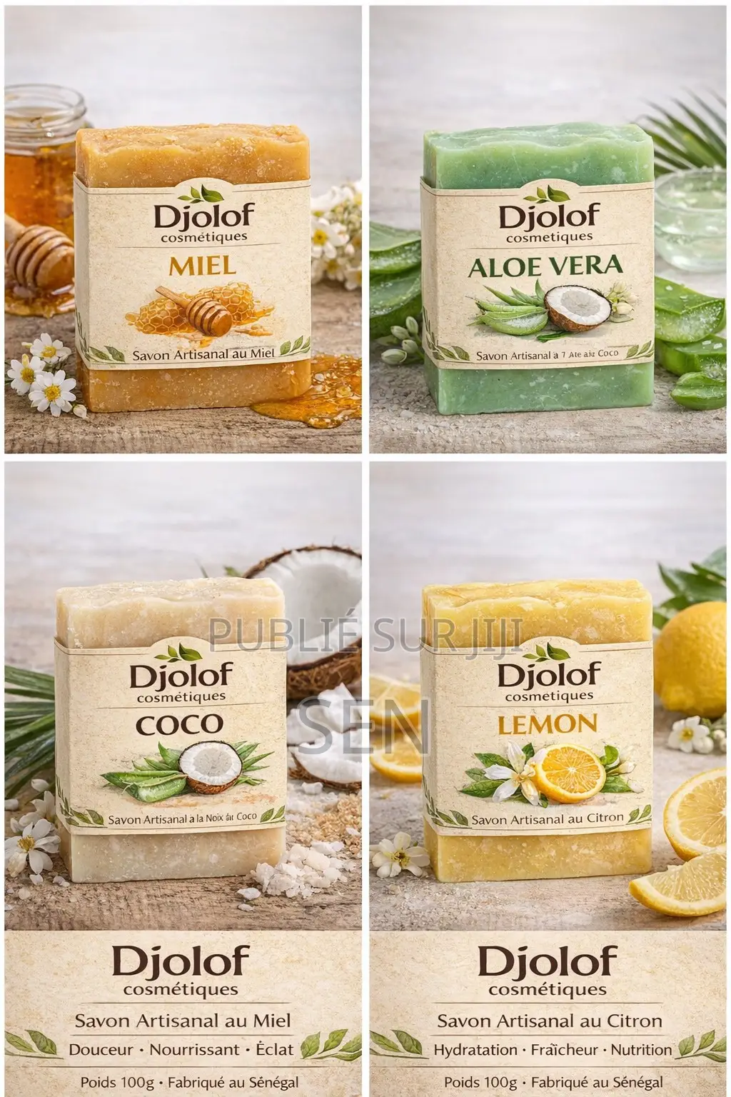 Duo Savon Et Huile Naturelle Et Parfums