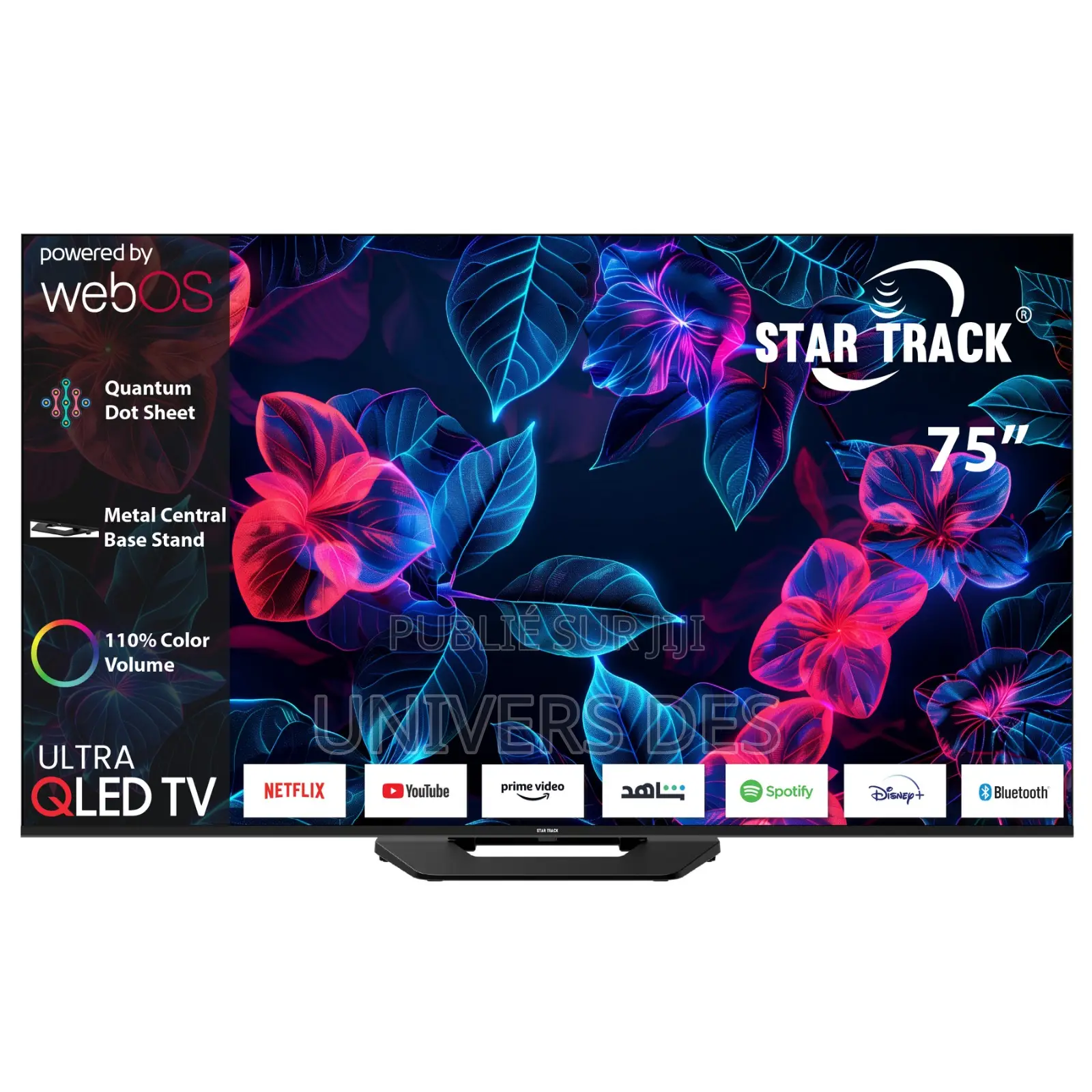 Téléviseur Star Track Smart Tv Qled 75" St-75kq-Kt2400web