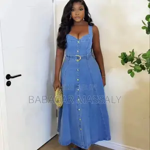 Robe Jeans Avec Ceinture