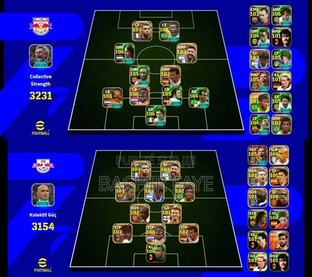 Compte Efootball Best Cards