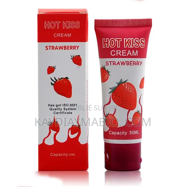 Lubrifiant Hot Kiss Cerise ,Comestible, Adapté Au Seexe Oral,