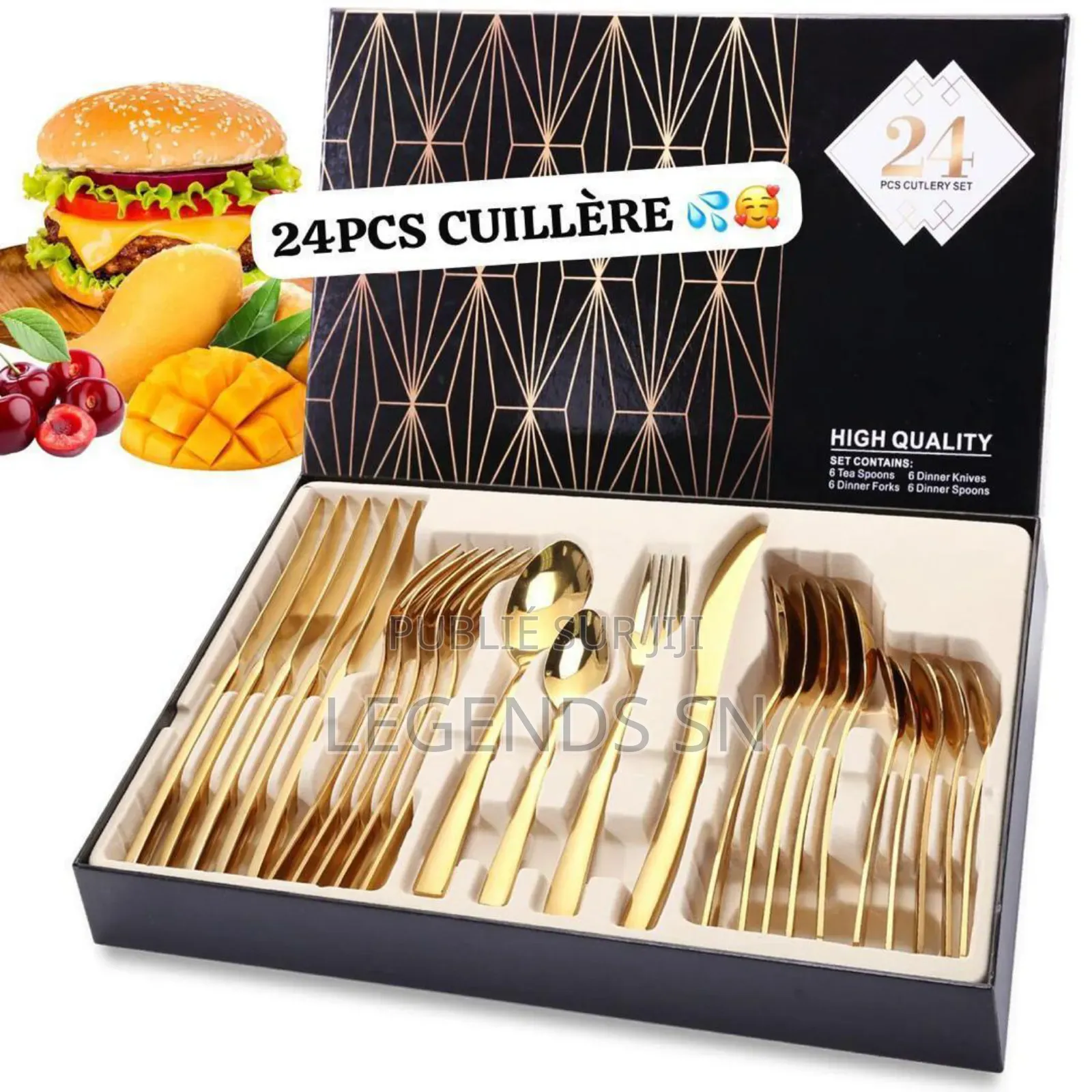 Cuillères 24 Pièces