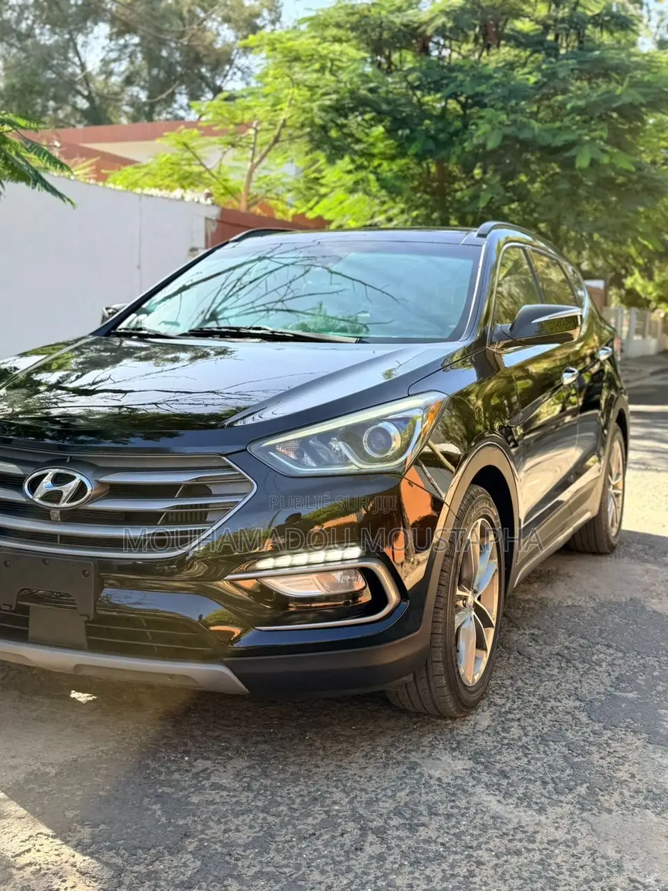 Hyundai Santa Fe Limited Ultimate AWD 2017 Black