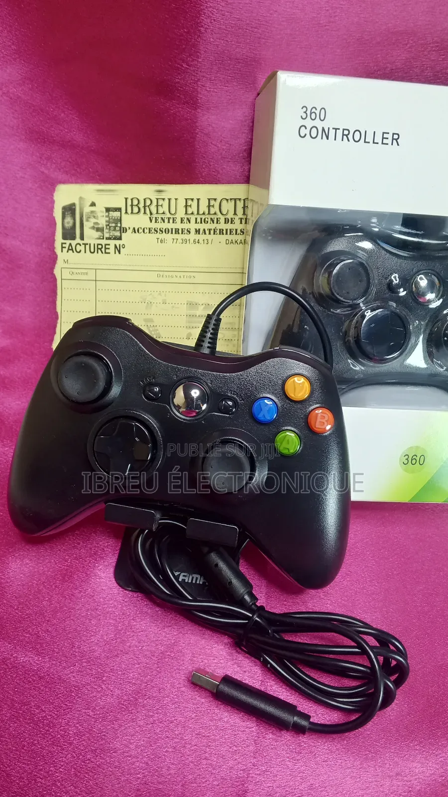 Manette Filaire Pour Ordinateur Sans Réglage