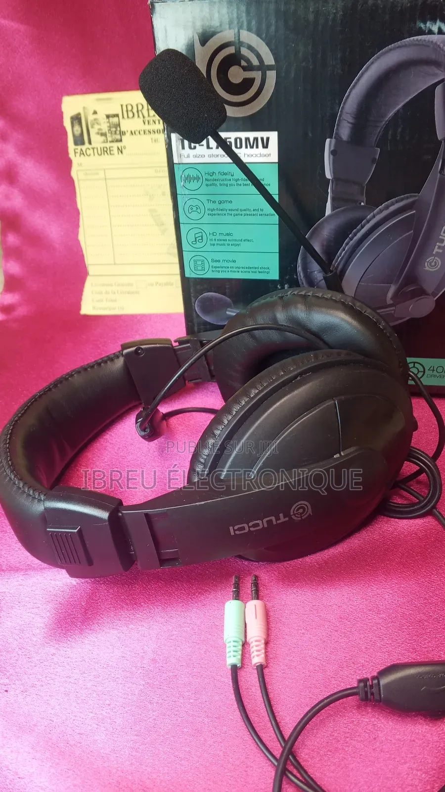 Casque Gaming Tucci TCL L750mv – Plongez Au Cœur De L’Action !