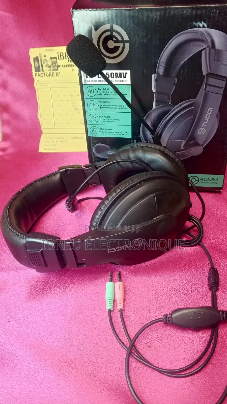 Casque Gaming Tucci TCL L750mv – Plongez Au Cœur De L’Action !