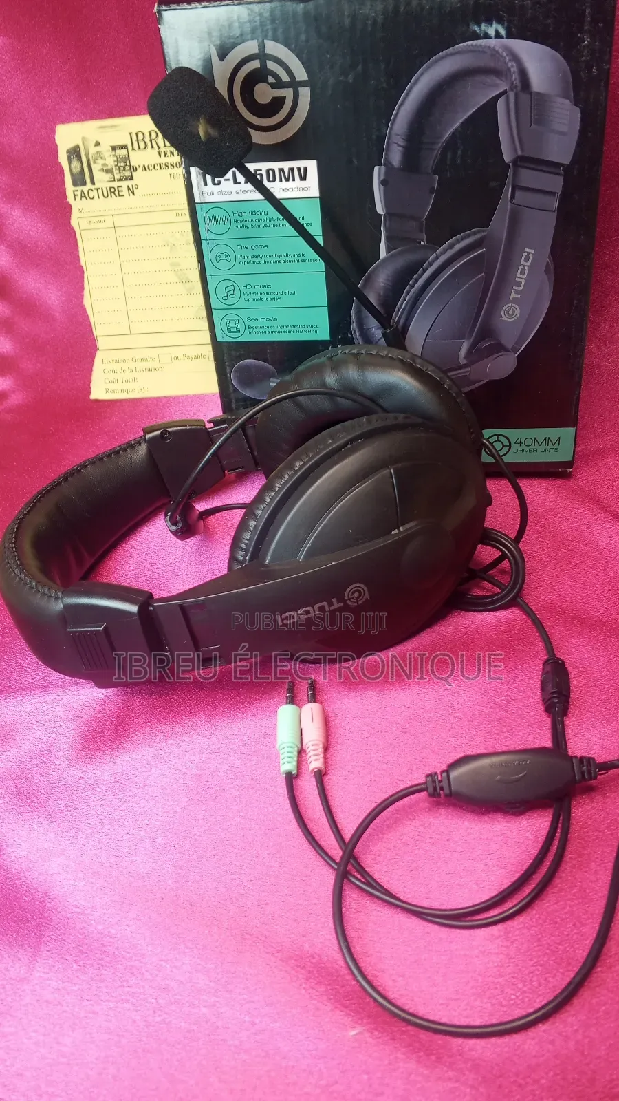 Casque Gaming Tucci TCL L750mv – Plongez Au Cœur De L’Action !