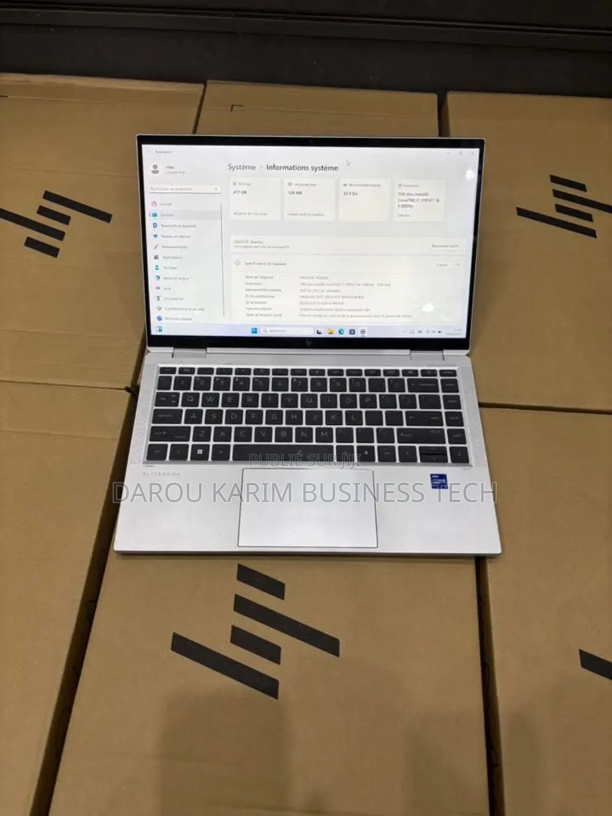 New HP EliteBook 1040 G8 32GB Intel Core I7 SSD 512GB