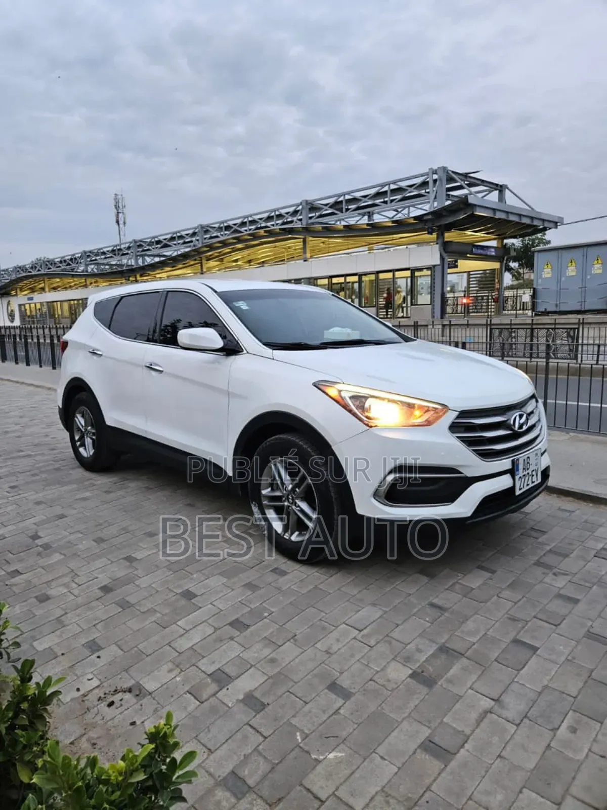 Hyundai Santa Fe 2018 Blanc