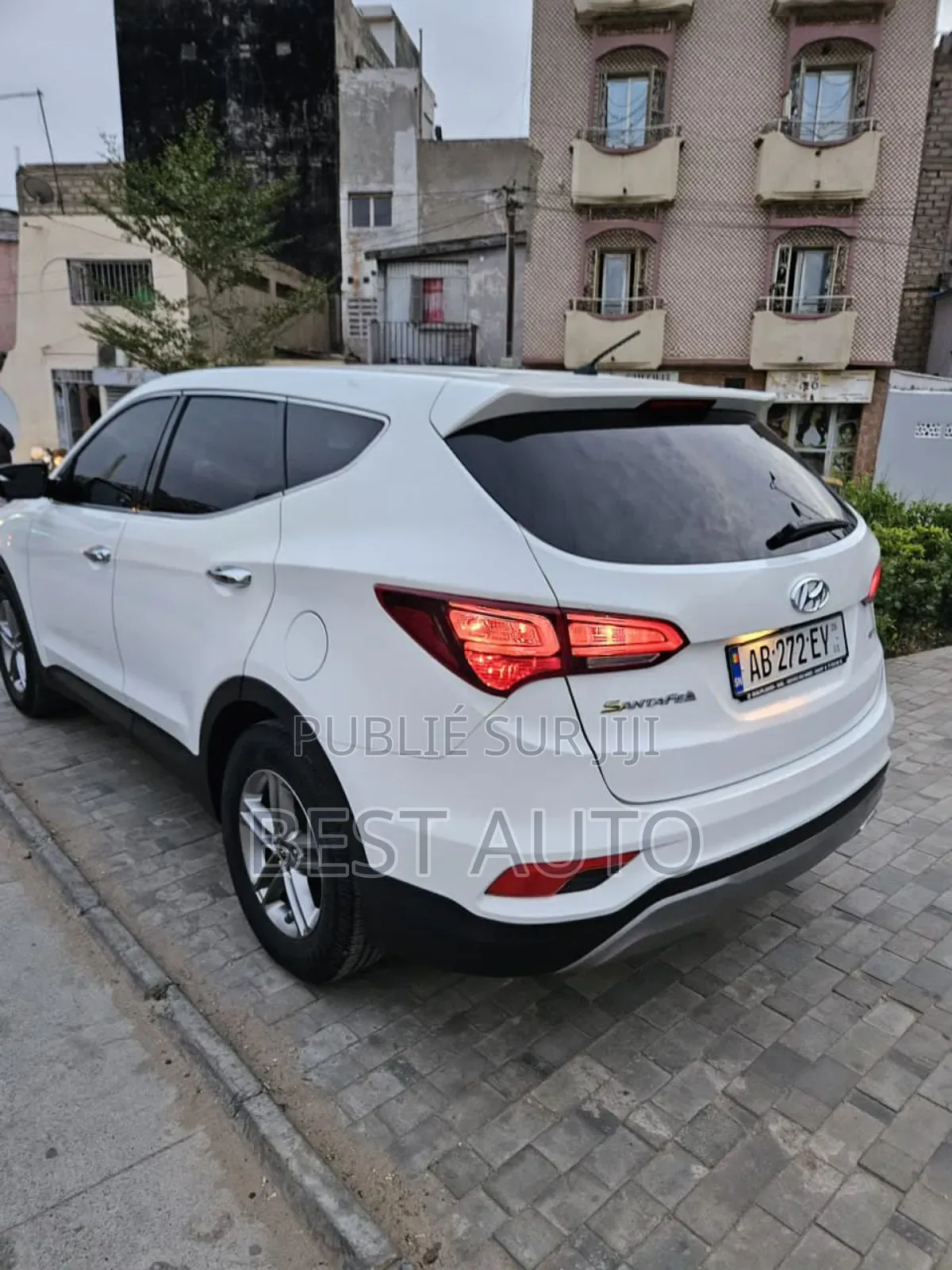 Hyundai Santa Fe 2018 Blanc