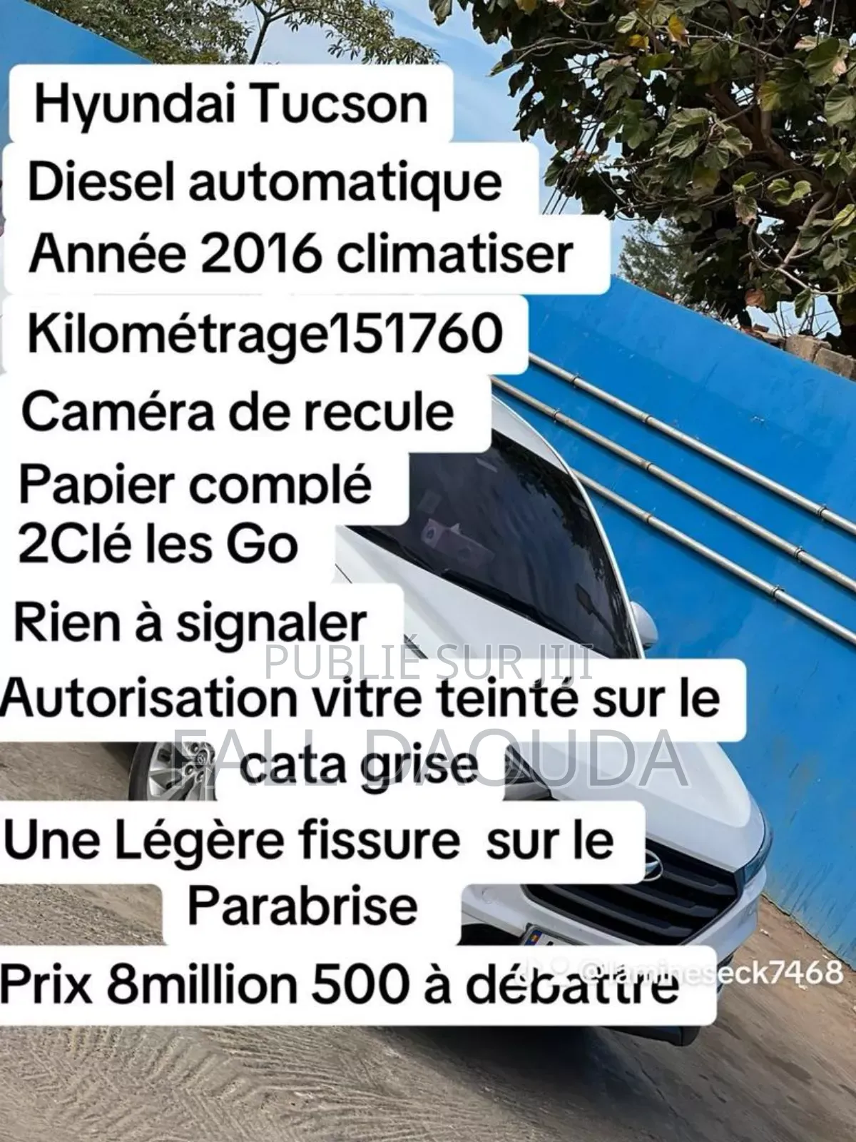 Hyundai Tucson 2016 Blanc