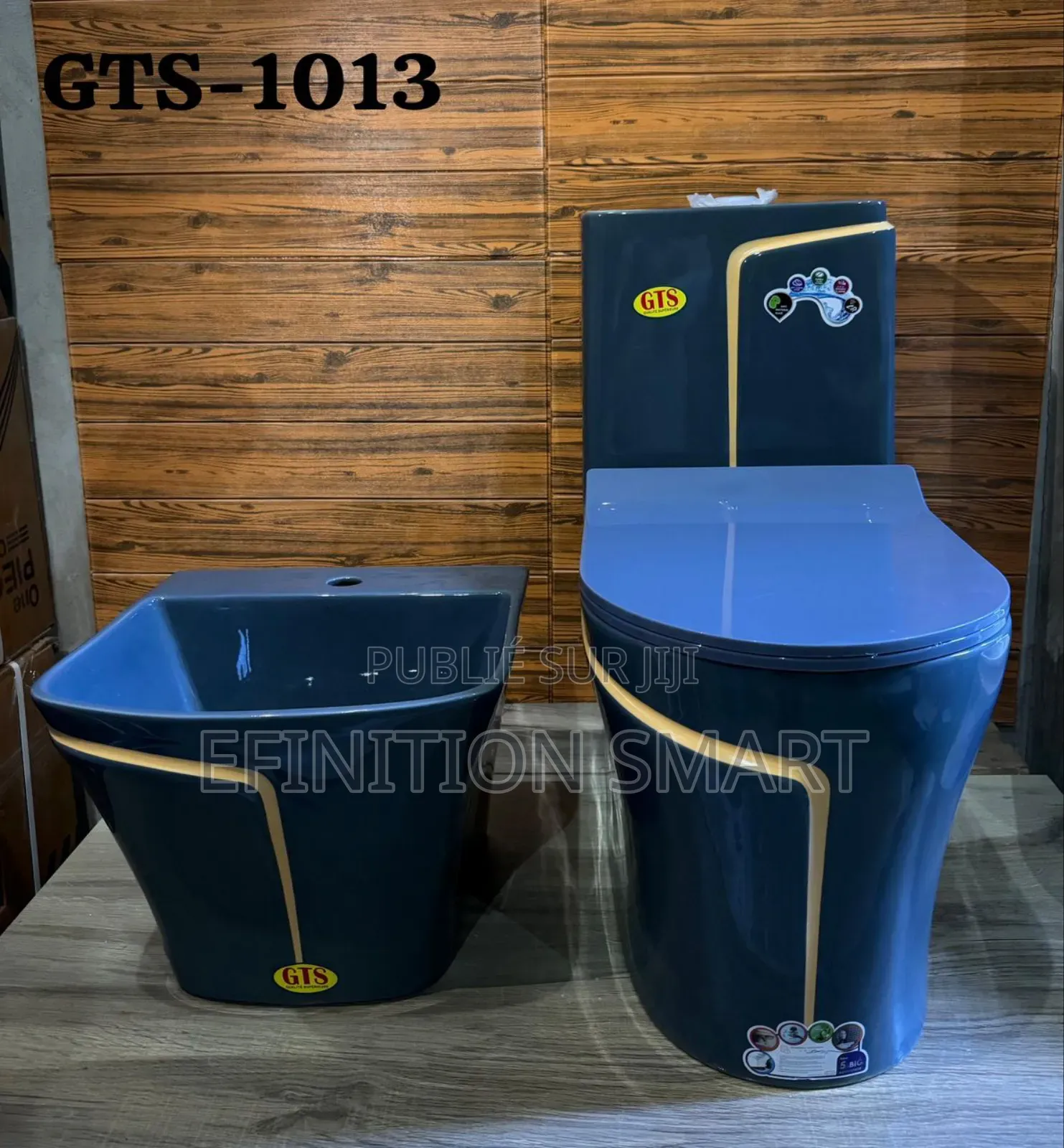 Ensemble Sanitaire GTS Bleu Jaune