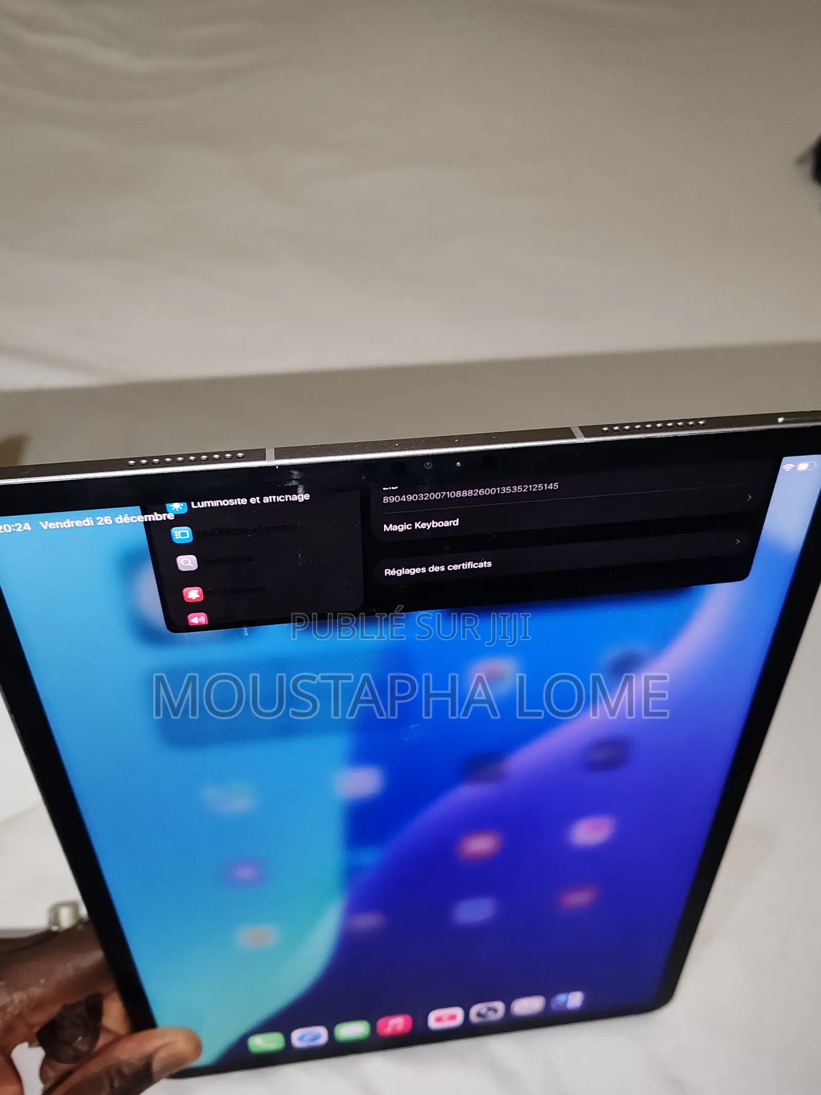 New Apple iPad Pro 12.9 (2022) 256 GO Gris