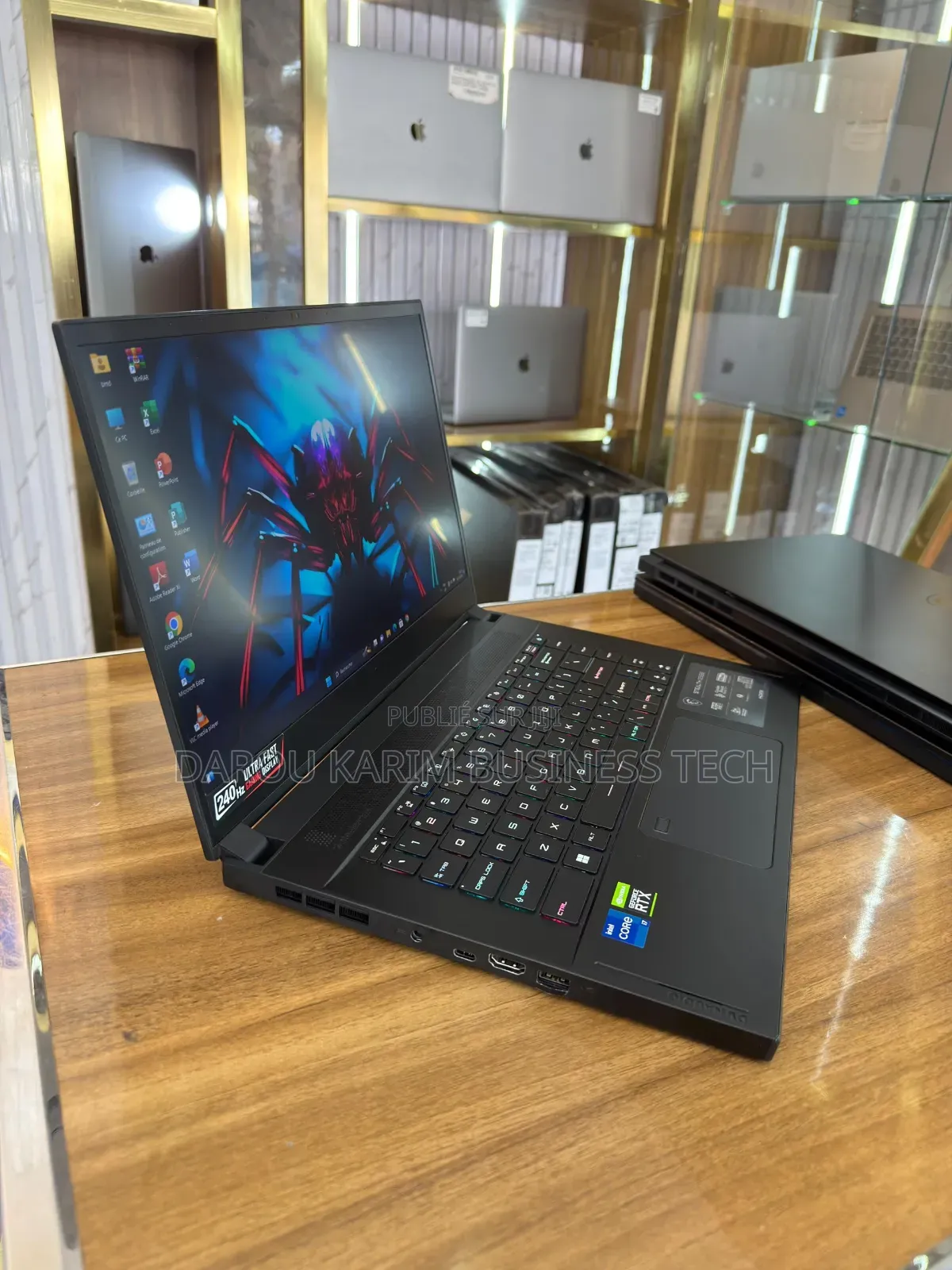 New MSI GS66 Stealth 12UHS 16GB Intel Core I7 SSD 512GB