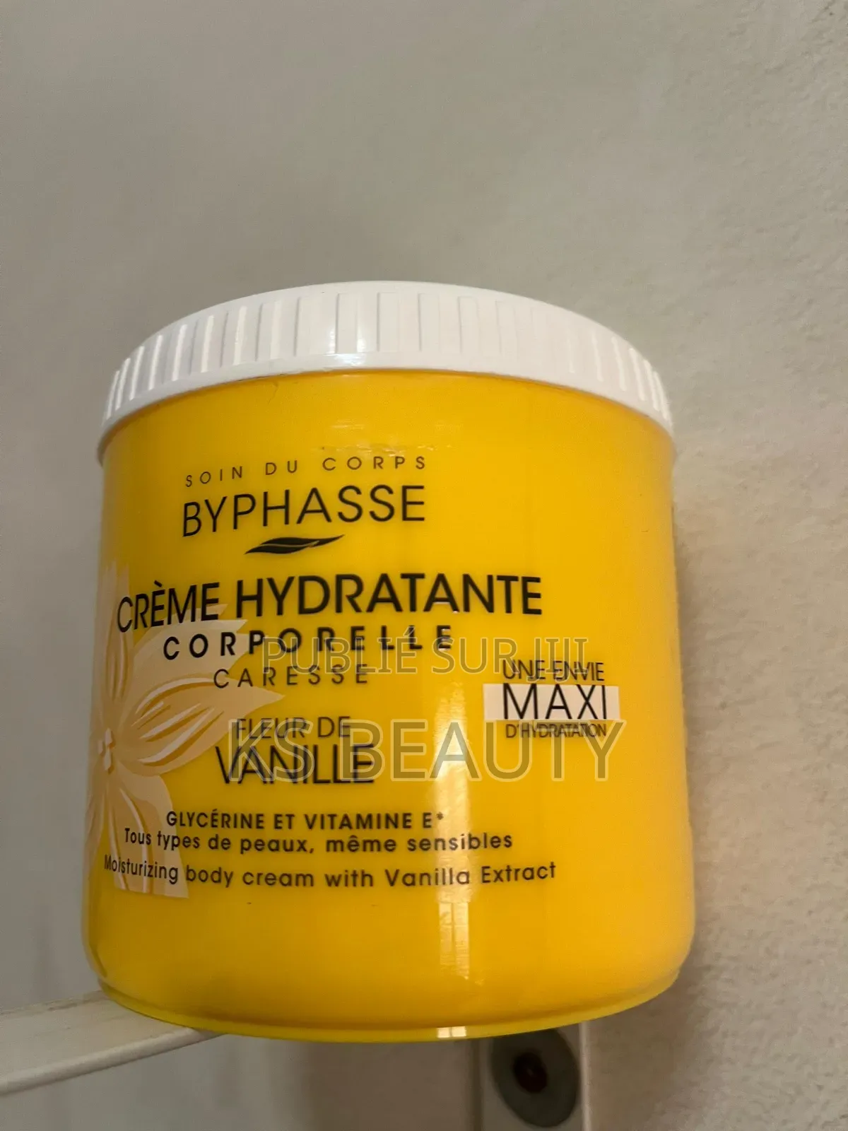 Byphasse Crème Hydratante Corps Caresse Fleur De Vanille - 500 Ml
