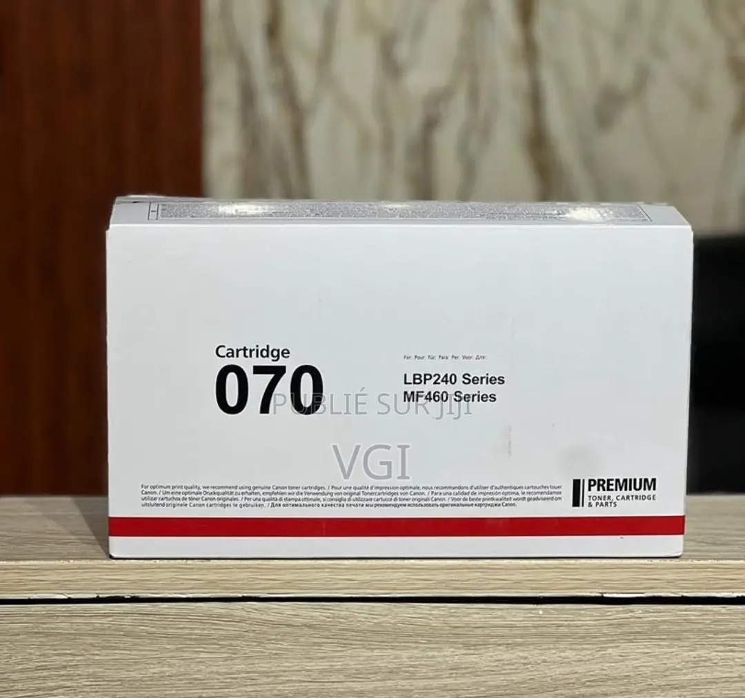 Canon 070 Noir Cartouche De Toner Authentique –