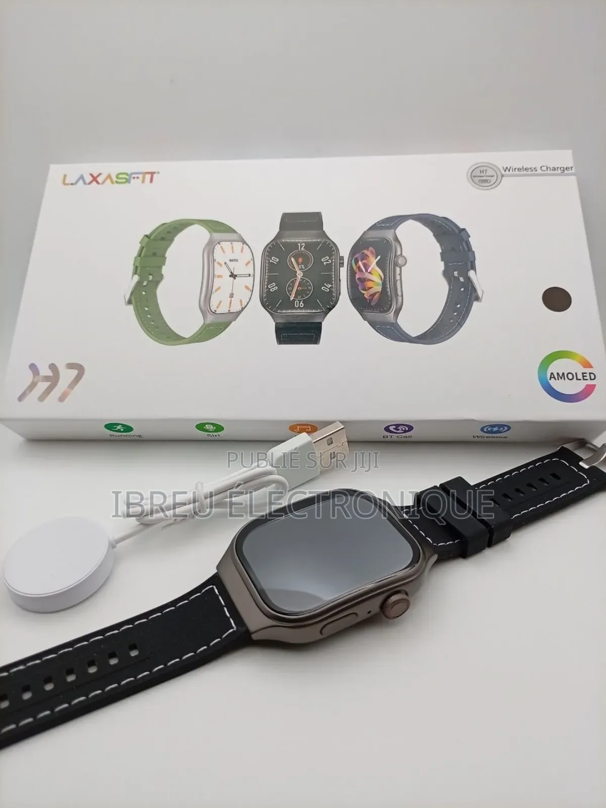 Smartwatch Laxasfit H7 – Élégance, Santé Connectivité Au Poignet