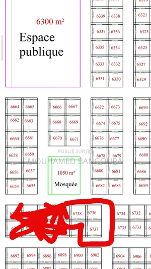 Vente Terrain 225m2 Thies