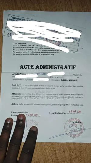 Vente Terrain 225m2 Thies