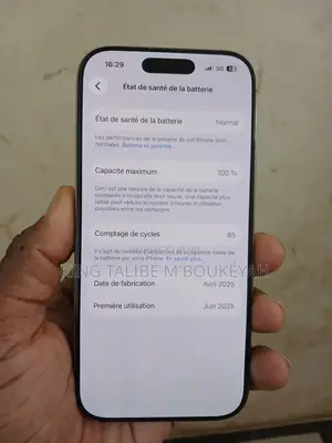 New Apple iPhone 16 Pro 128 GB Argenté