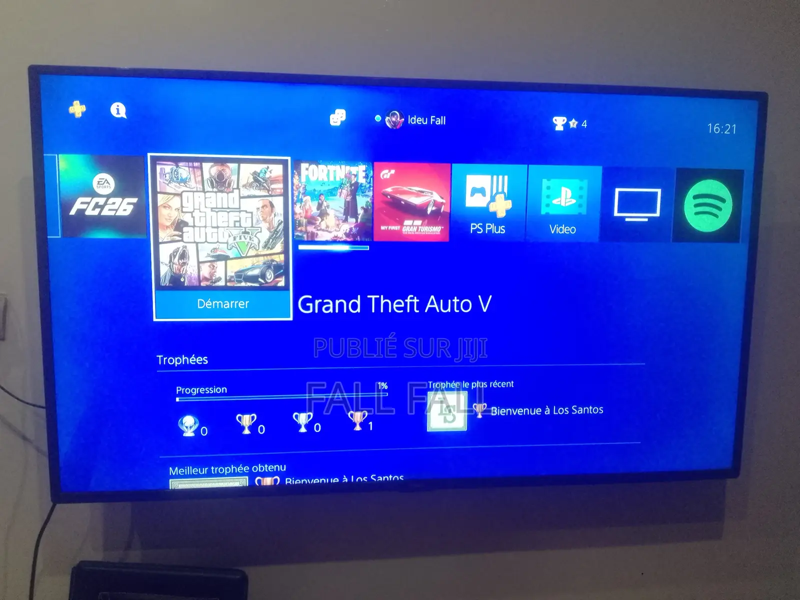 Ps4 Slim Avec Fc 26 Gta 5 Efootball 26 Et Fornite