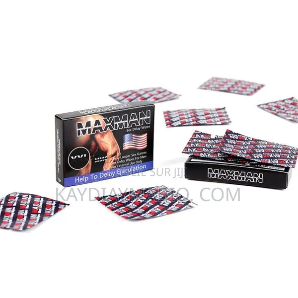 10 Lingettes Maxman Pourl'eéjaculation Precoce