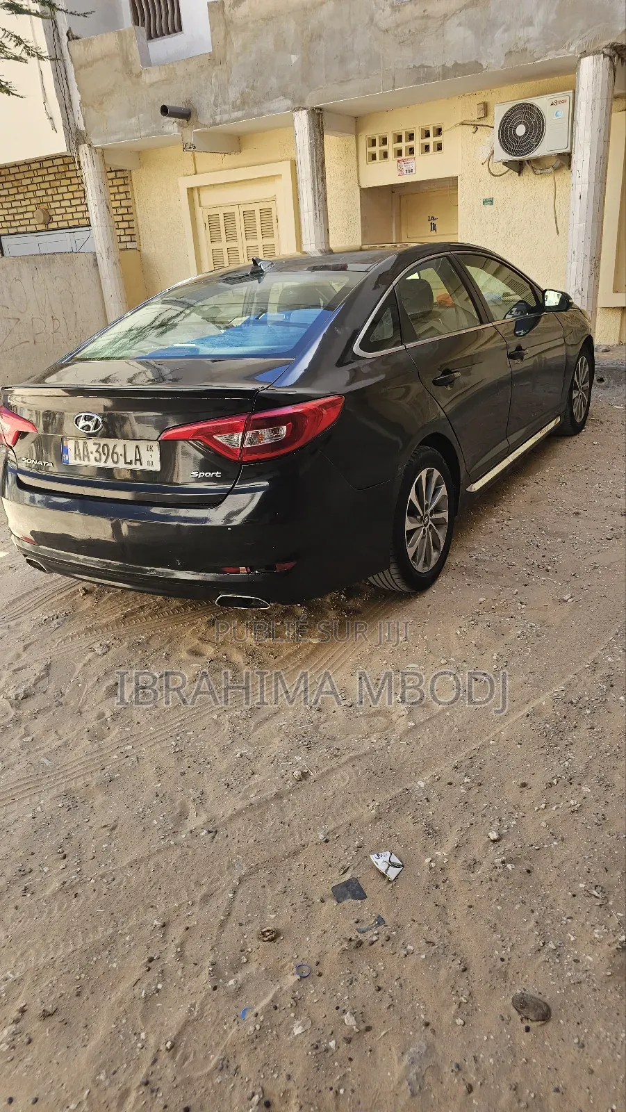 Hyundai Sonata Sport 2.0T Sedan FWD (2.0L 4cyl 6A) 2017 Black