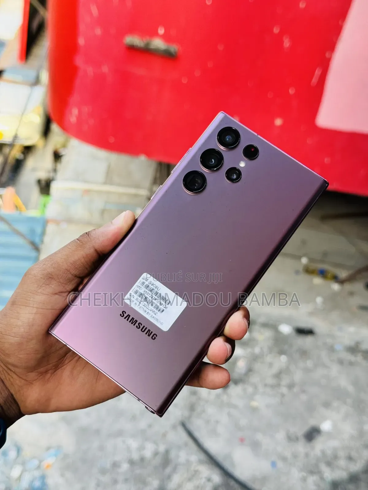 New Samsung Galaxy S22 Ultra 5G 512 GB Rouge